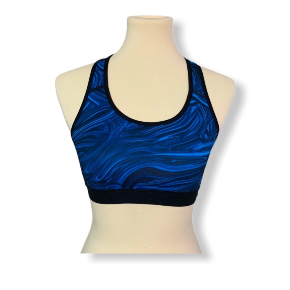Power Core blue sport bra